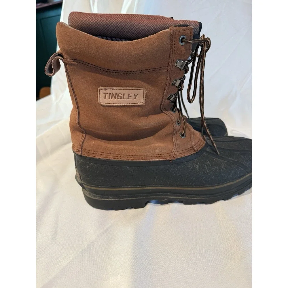 Tingley‎ TMP510 Insulated Waterproof Duck Boots Brown Black Men's 12 Thinsulate